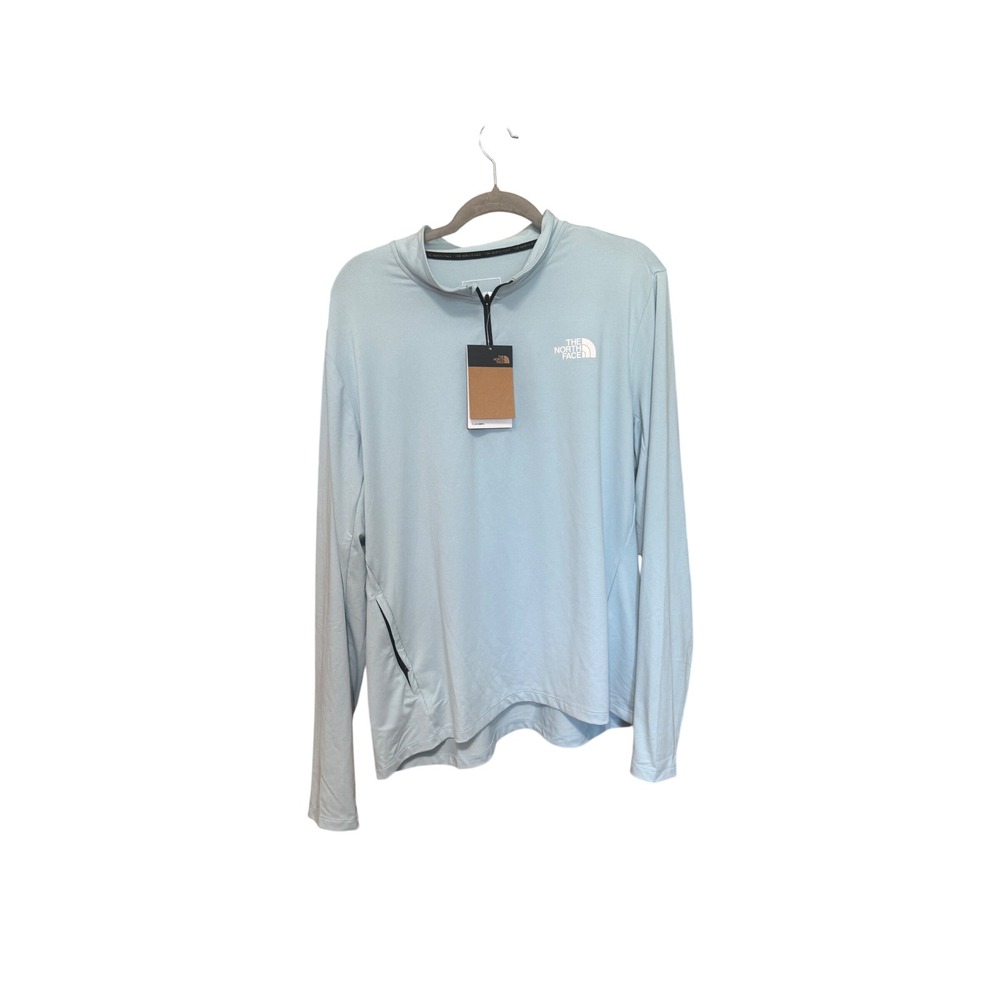The North Face Riseway 1/2 Zip Top Running XXL Blue NWT Longâ Sleeve Athletic